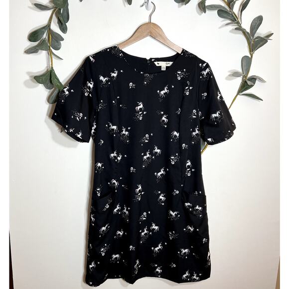 Yumi Black Unicorn Dress LAST CALL - Picture 1 of 4